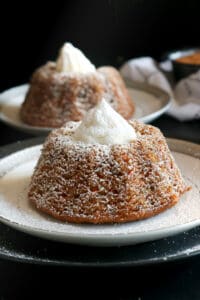 cake with frosting and sugar