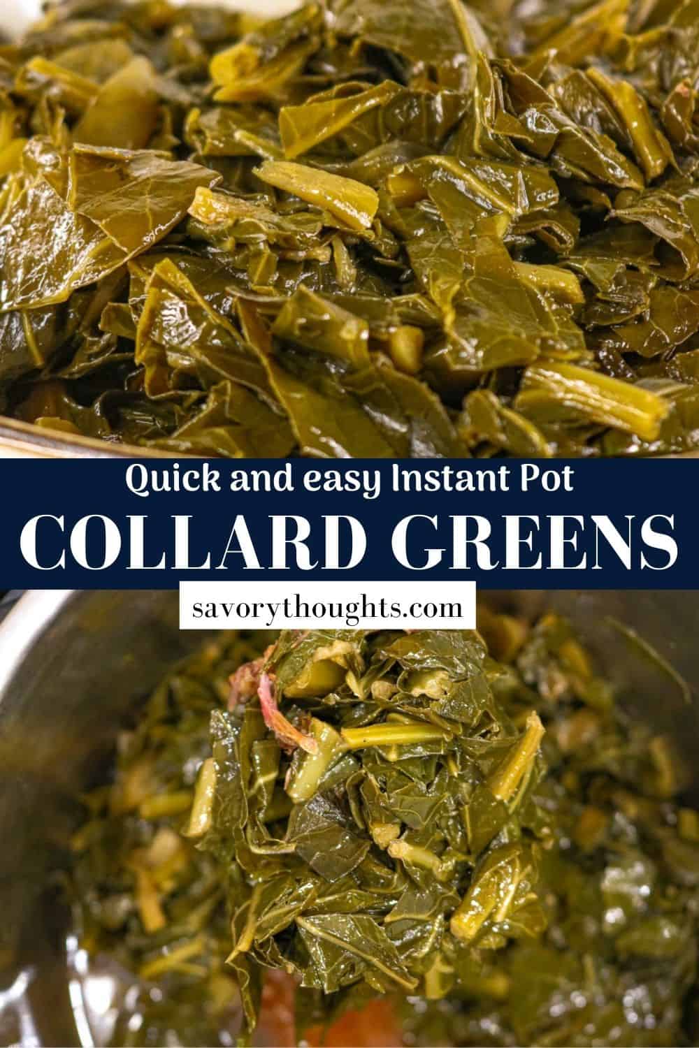 Instant Pot Collard Greens Pressure Cooker Savory Thoughts