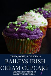 Baileys Irish Cream Cupcake Pinterest Pin