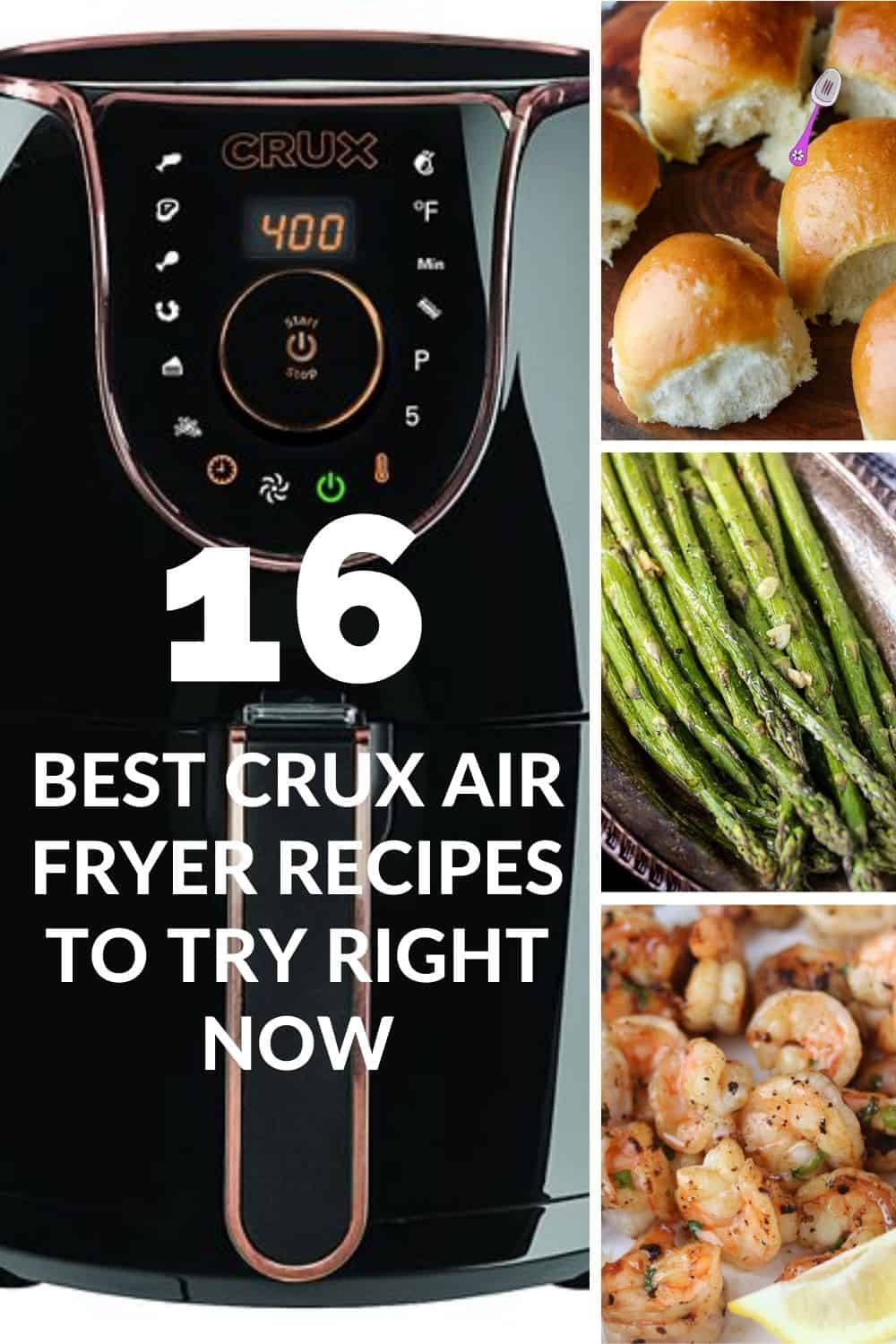 Crux Air Fryer Manual Español
