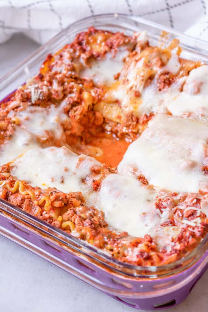 Air Fryer Lasagna - Slow-Cooked - Savory Thoughts