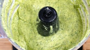 creamy dressing in food processor