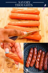 Beef franks Step by step by step guide