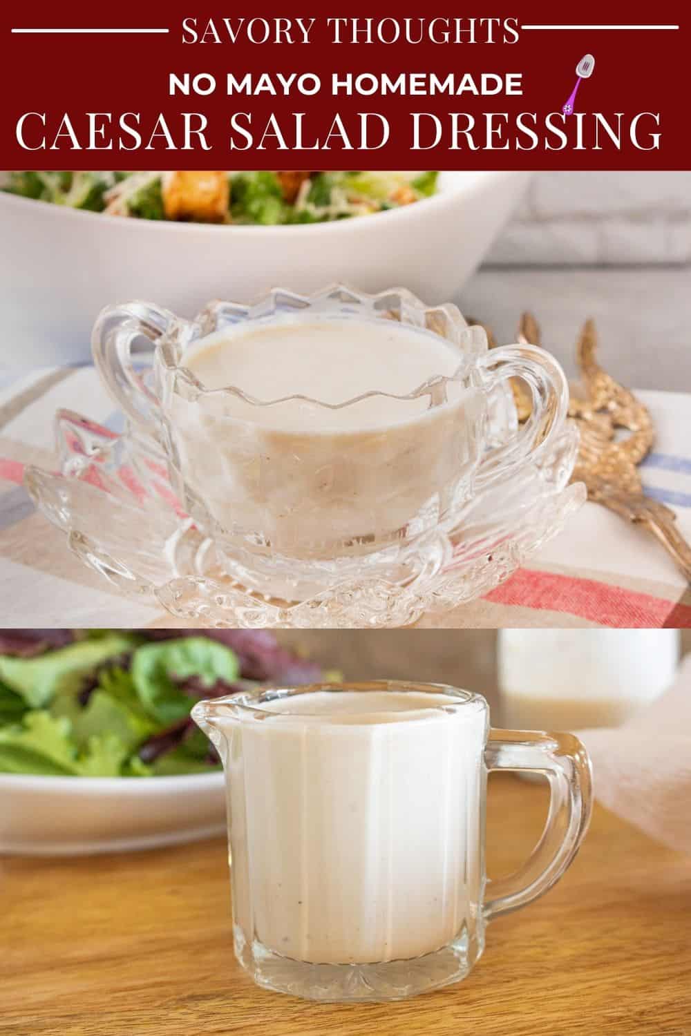 Homemade Caesar Dressing With No Mayo Savory Thoughts