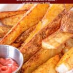 Seasoned Air Fryer Potato Wedges Pinterest Pin