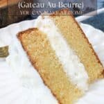 Authentic Haitian Cake (Gateau Au Beurre) – Soft, Buttery Caribbean Cake Recipe Pin