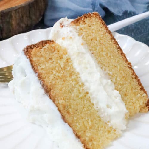 Haitian Cake with icing in the middle