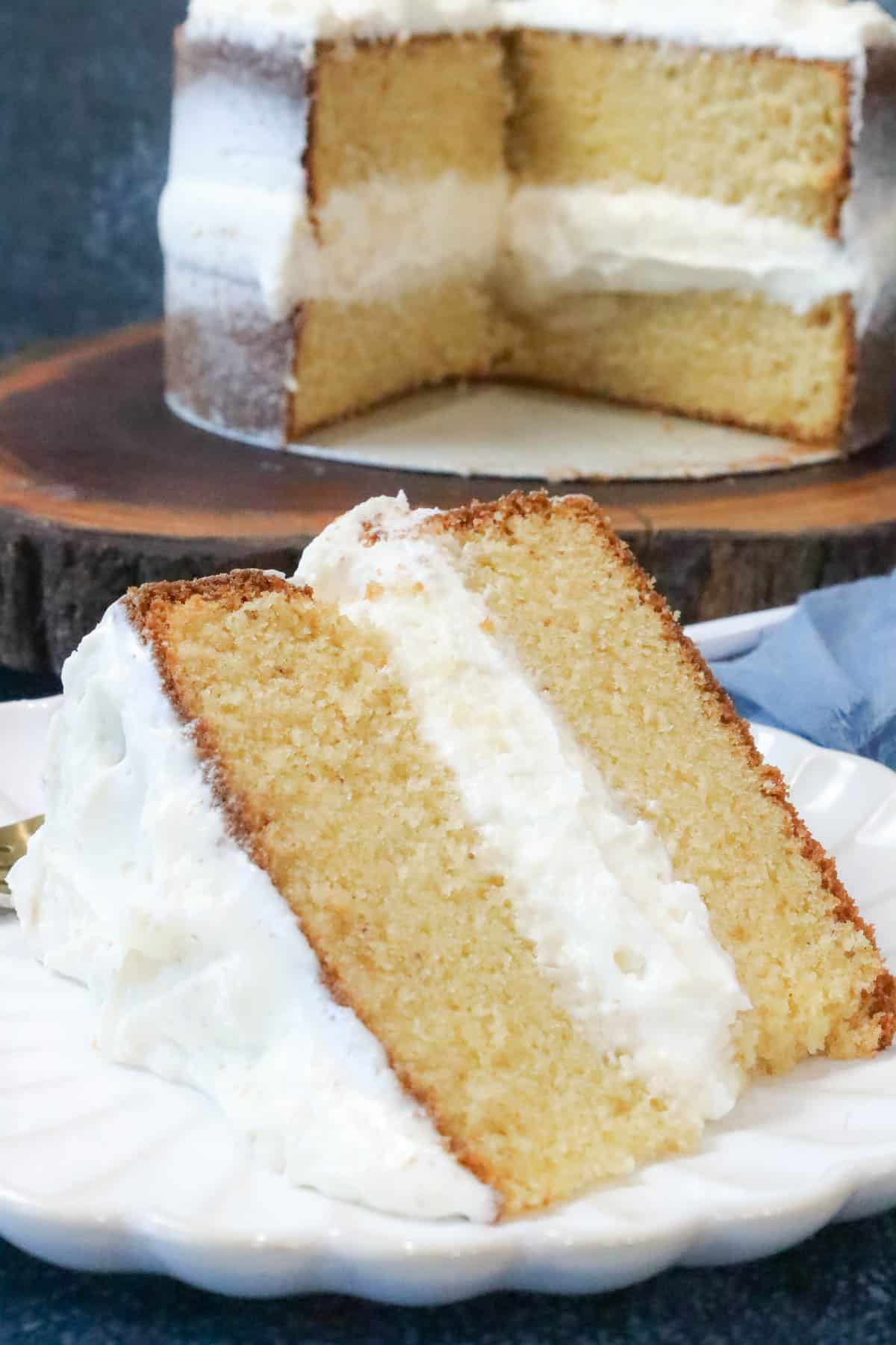 Haitian Cake with icing in the middle
