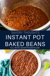 Instant pot baked beans Pinterest Pin