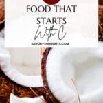 Food that starts with C Pinterest Pin