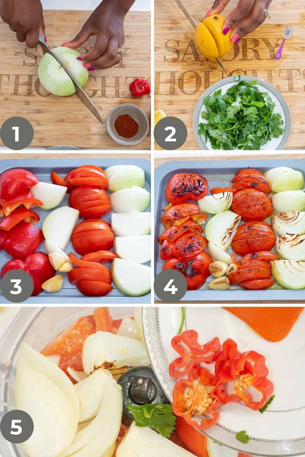Habanero Mango Salsa Step by step guide 1