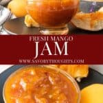 Mango Jam Recipe Pinterest Pin