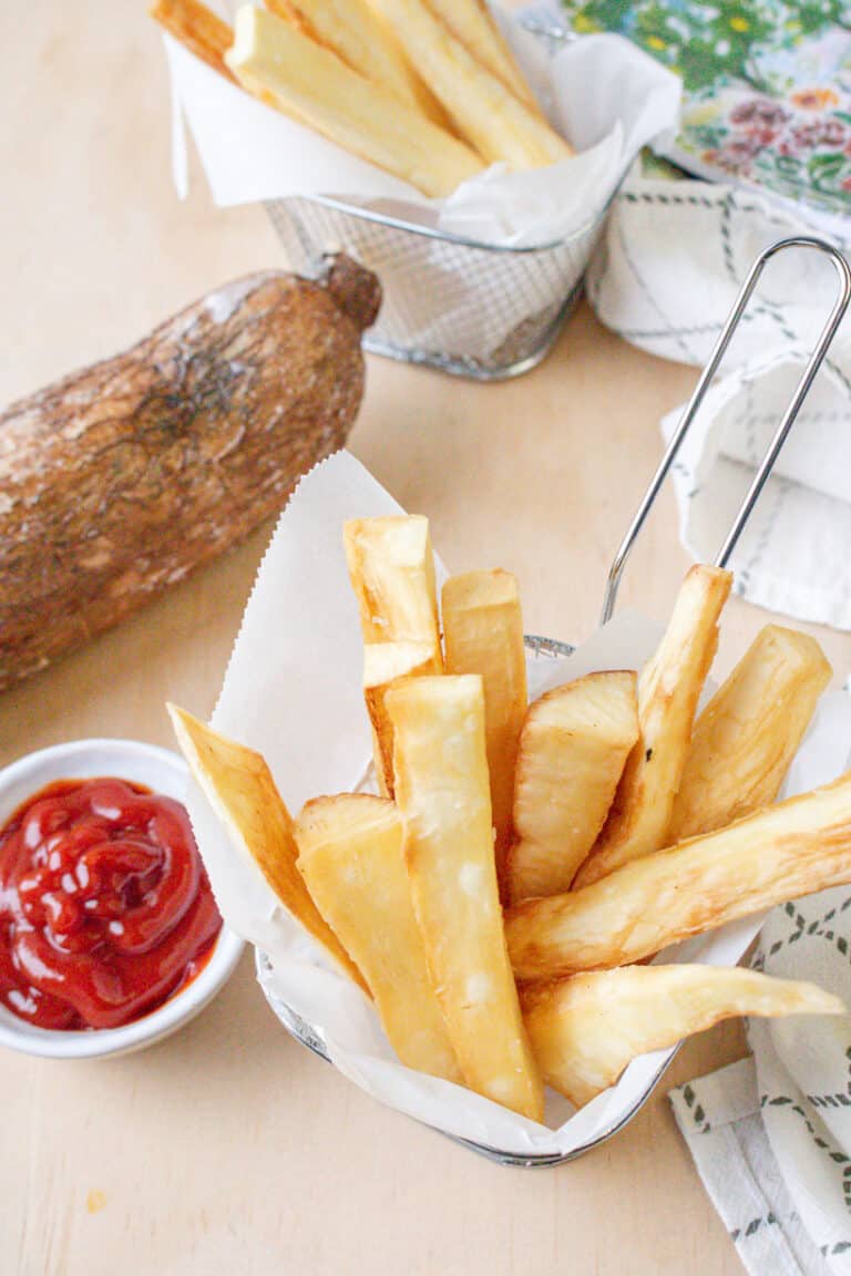 Fried Yucca Fries Savory Thoughts