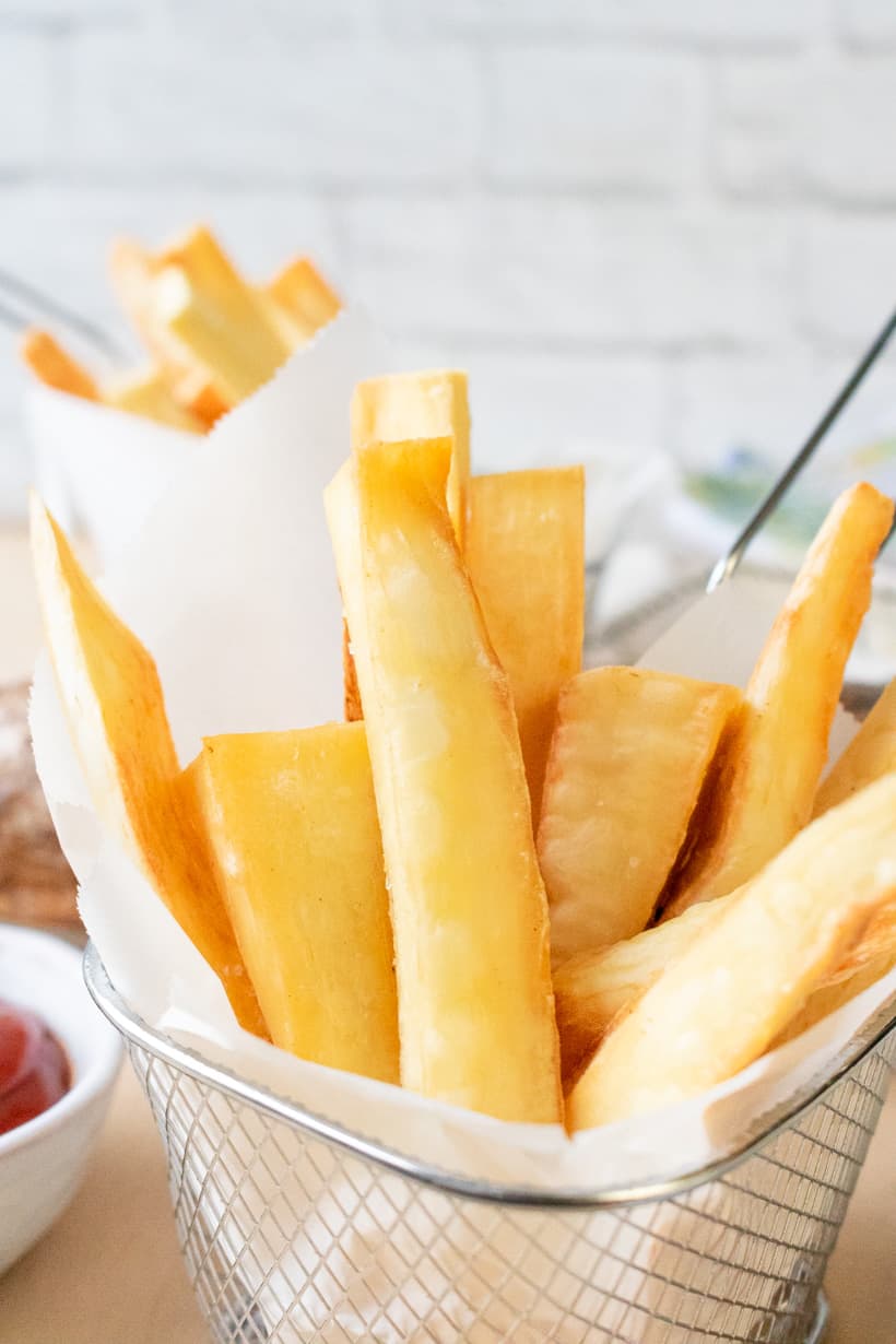 Fried Yucca Fries Savory Thoughts