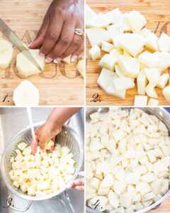 step by step ingredients step 1-4