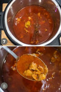 lambi stew step 7 and 8