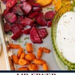 Air Fryer Roasted Vegetables Recipe Pinterest Pin