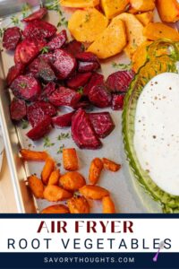 Air Fryer Roasted Vegetables Recipe Pinterest Pin