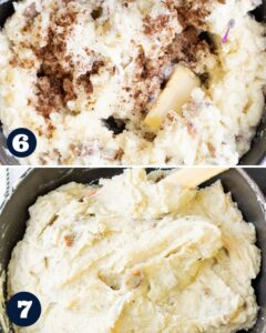steps 6 and 7 to make instant pot mashed potatoes