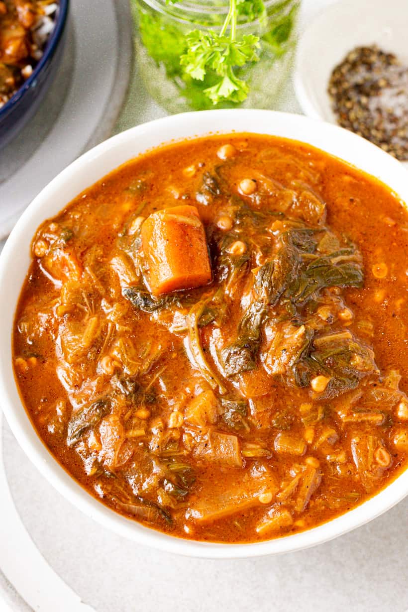 The BEST Okra Stew Recipe {NonSlimy) Savory Thoughts