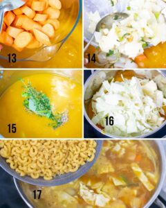 Haitian pumpkin soup step 3