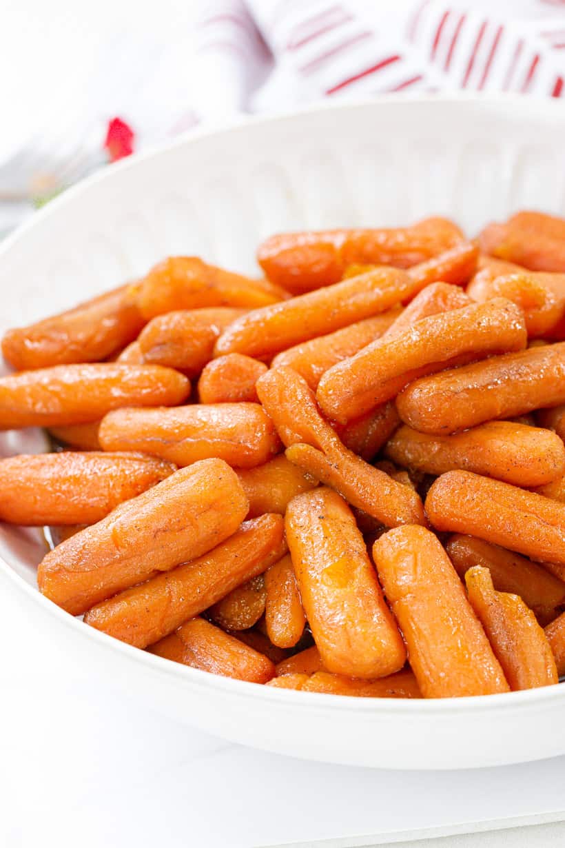 close-up of instant pot carrots