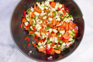 mixed salad in bowl