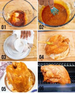 step by step guide to make smoked turkey breast