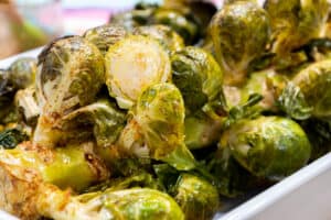 Cooked Brussel Sprout Stalk