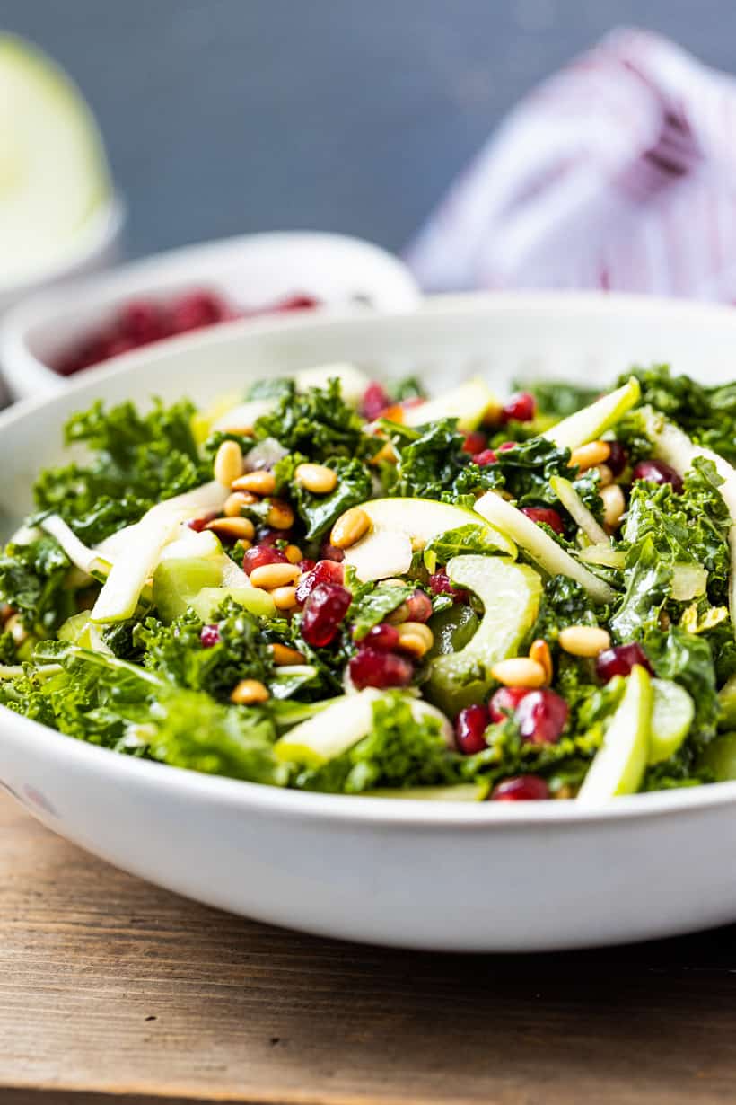 Kale Salad Recipe Savory Thoughts