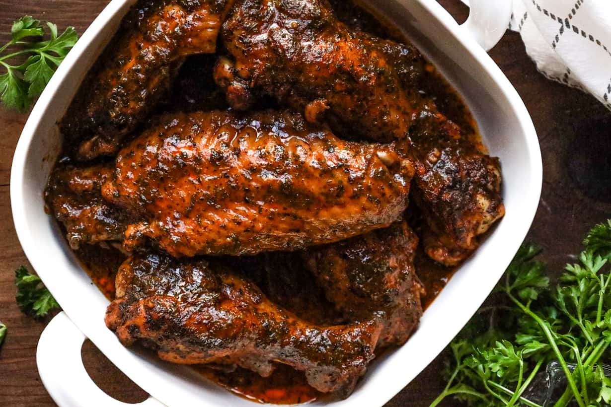 Oven Baked Turkey Wings