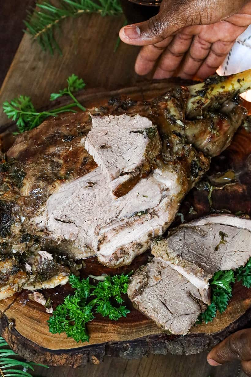 cut out leg of lamb recipe