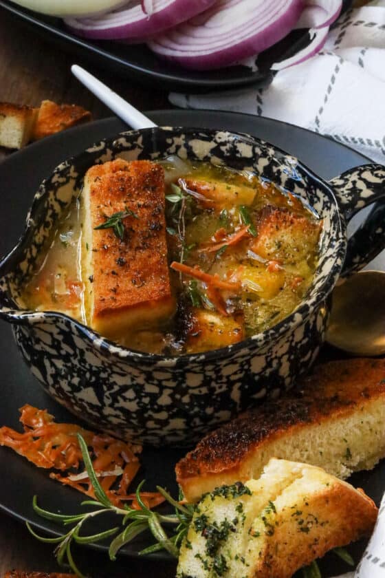 Classic French Onion Soup - Savory Thoughts