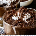 Mousse Au Chocolat Pinterest Pin