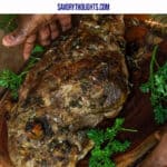 Roasted Bone In Leg Of Lamb Pinterest Pin
