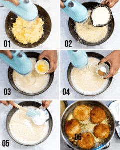 step by step guide to make Haitian beignets