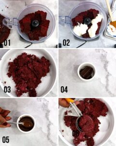 step 1-6 to make truffles