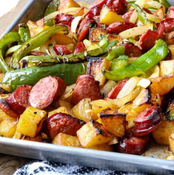 air fryer sausage and potatoes