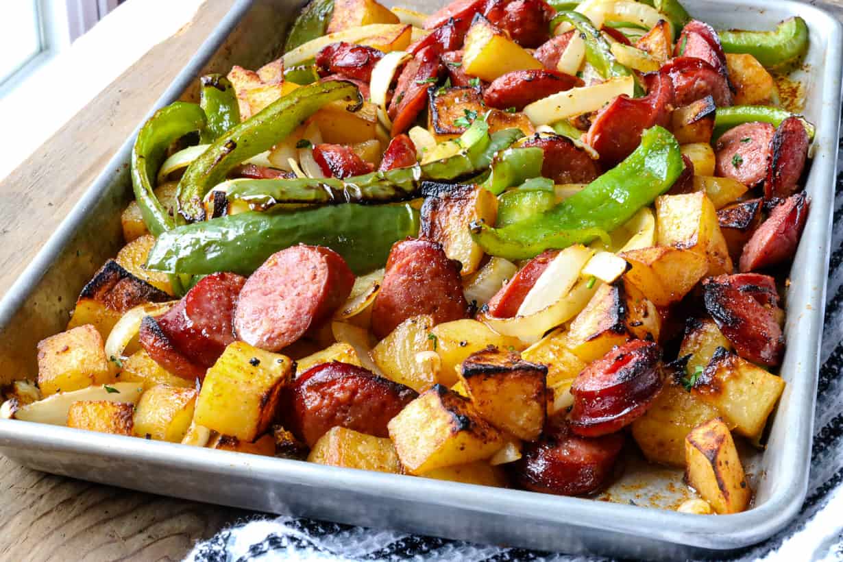 Air Fryer Sausage And Potatoes Savory Thoughts
