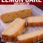 French Style lemon loaf cake Pinterest Pin
