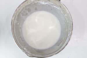 lemon icing in bowl