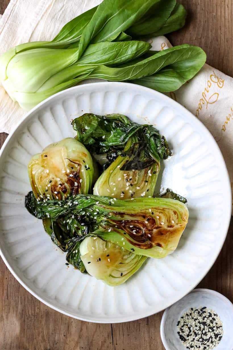 Sautéed Bok Choy in bowl