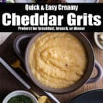 Cheddar Grits Recipe Pin