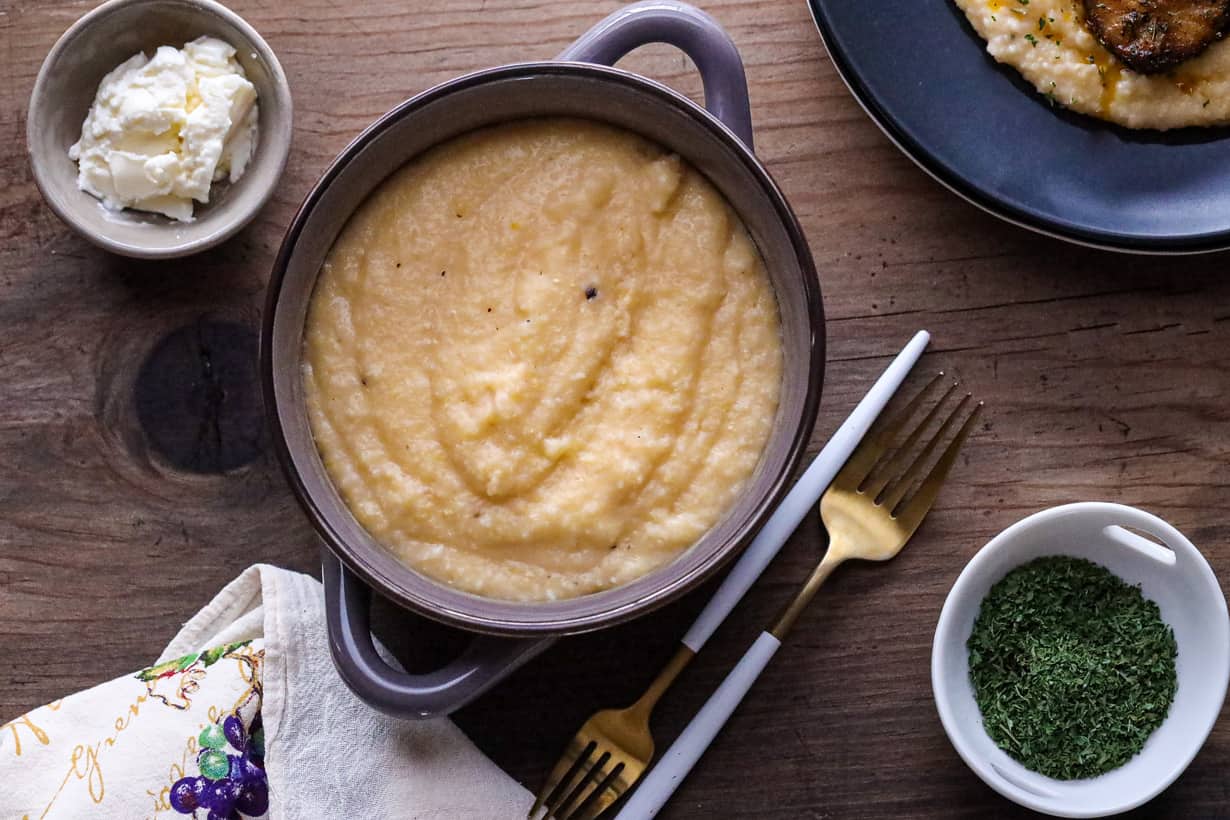 Ultra creamy cheddar cheese grits