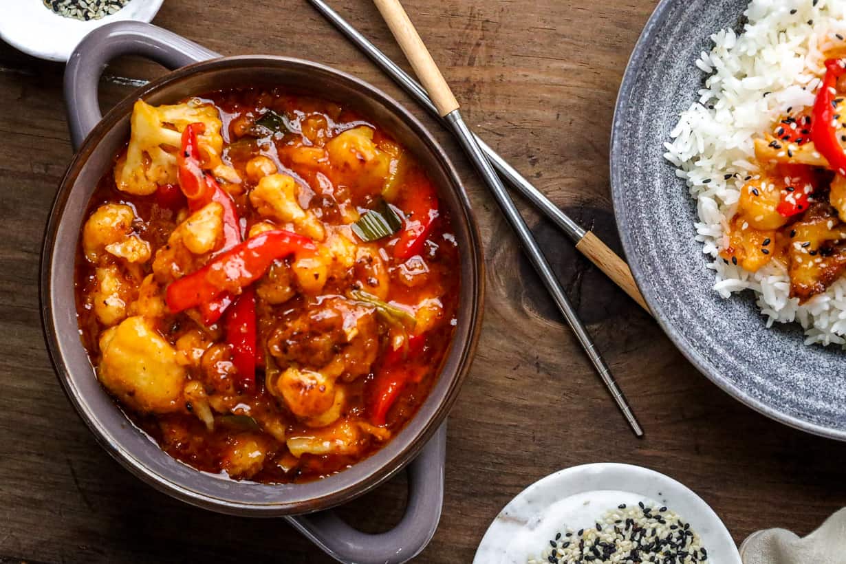 sweet cauliflower in bowl