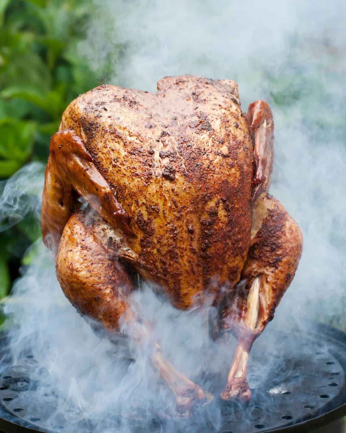 turkey on smoker