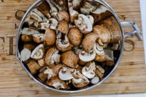 mushrooms in bowl