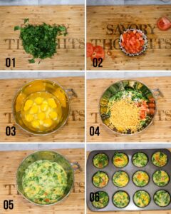 BREAKFAST EGG MUFFIN STEP BY STEP