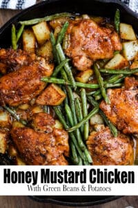 Honey Mustard Chicken Recipe Pin