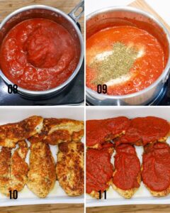 Parmesan Chicken Step by step 8